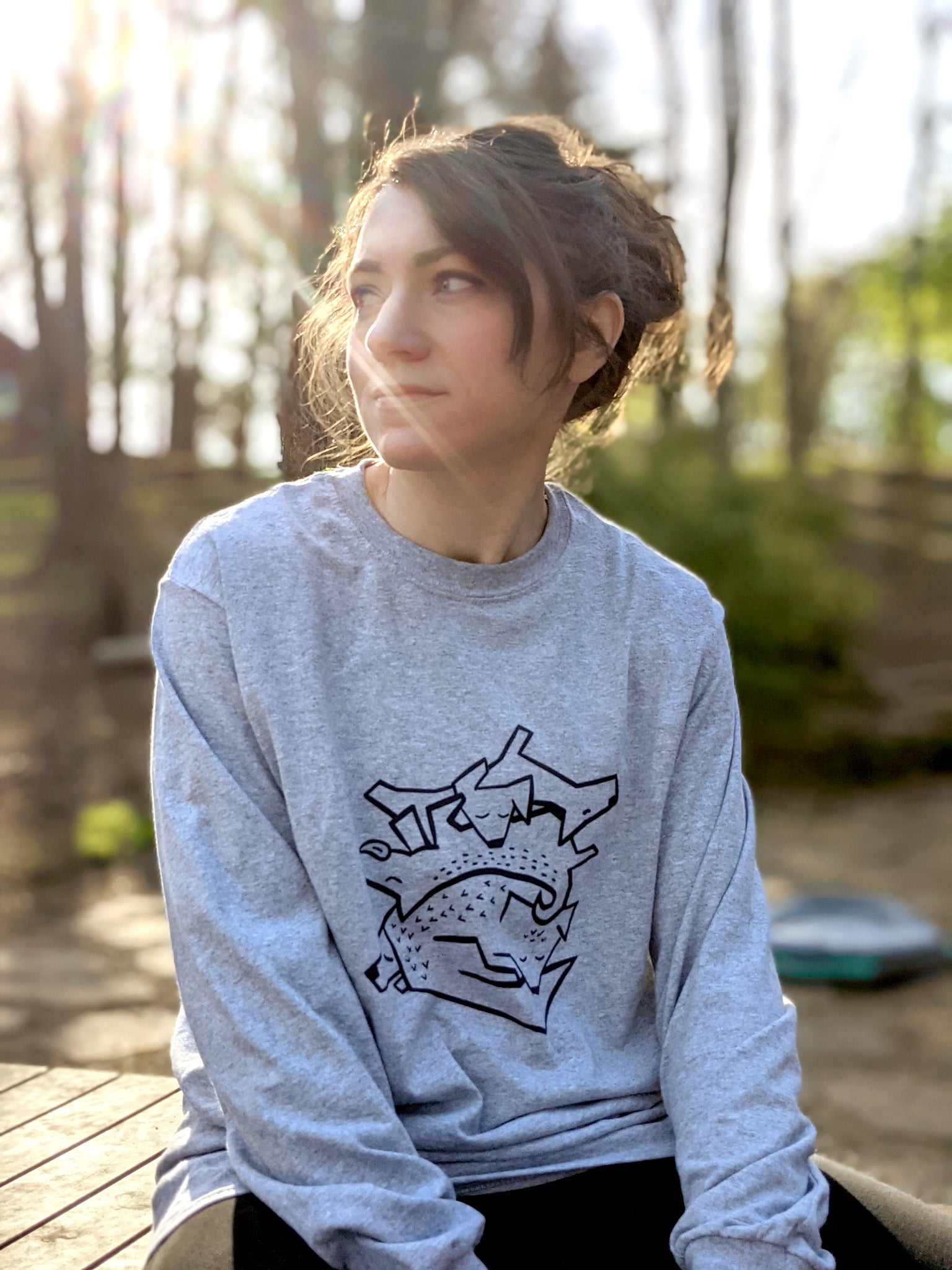 Dog Pile Long Sleeve Tee